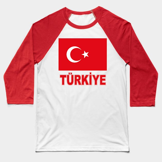 The Pride of Turkey - Turkish Flag and Language Baseball T-Shirt by Naves